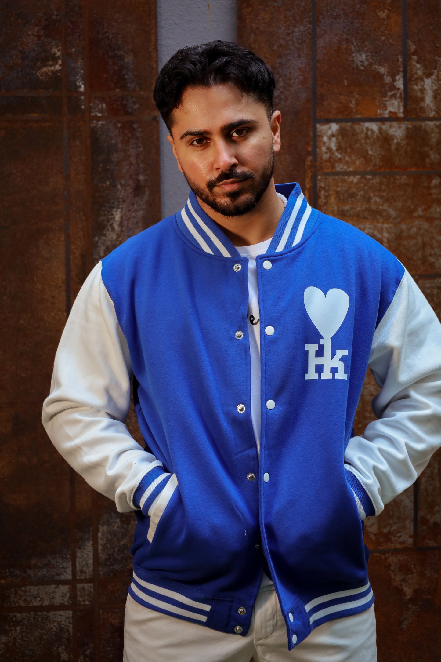 Hannoverkind College Jacke blau