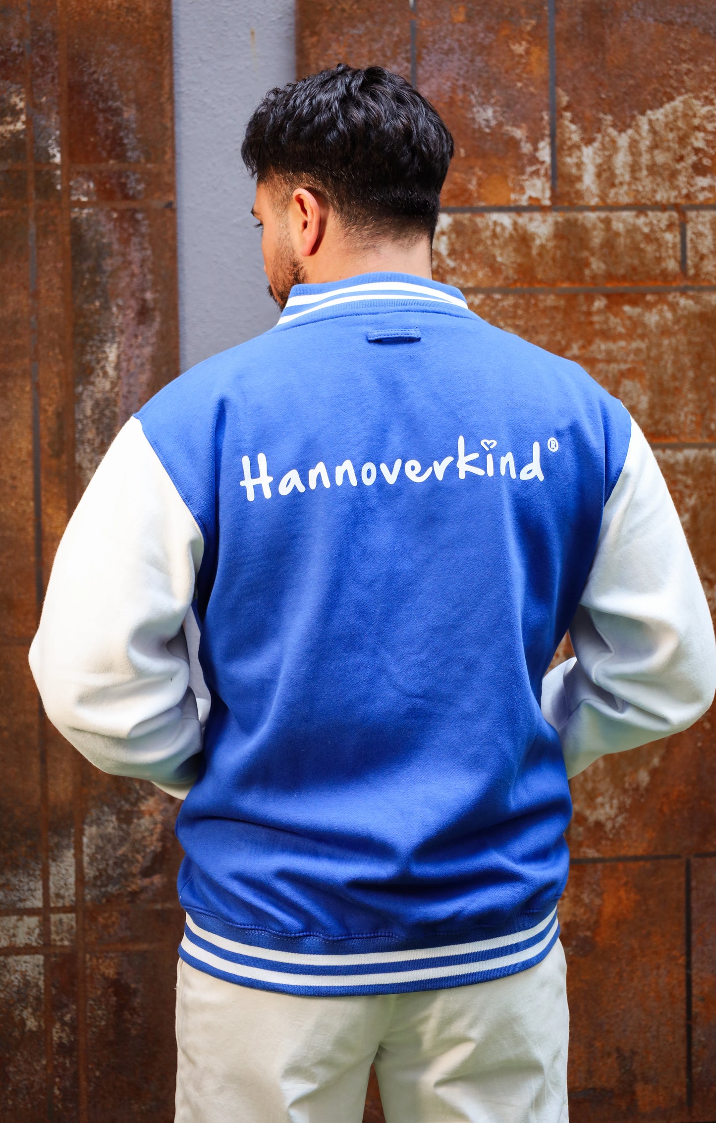 Hannoverkind College Jacke blau
