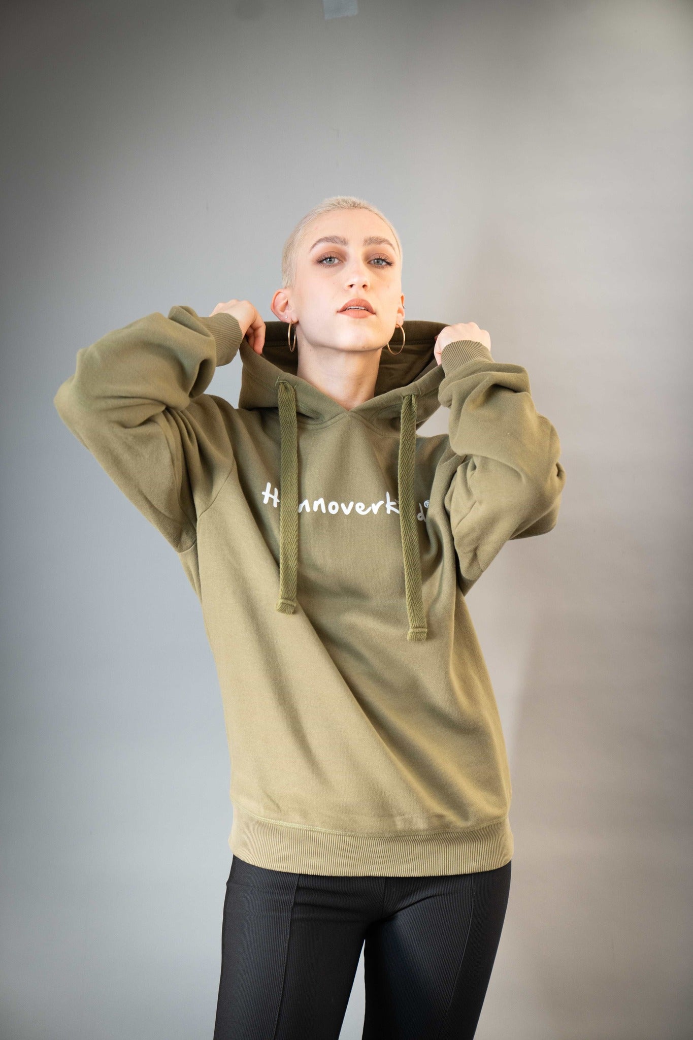 Hannoverkind Unisex Hoodie Khaki