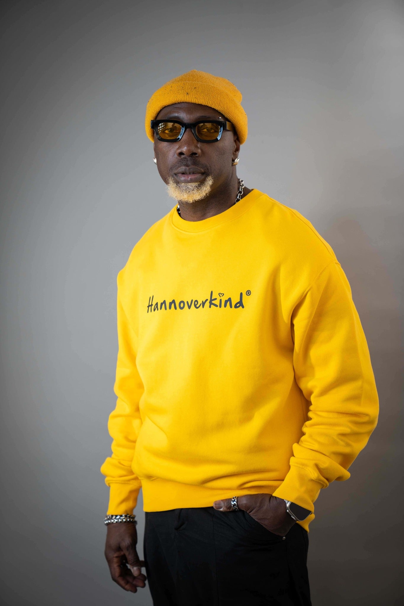 Hannoverkind Unisex Sweater one size fits all (oversized) gelb