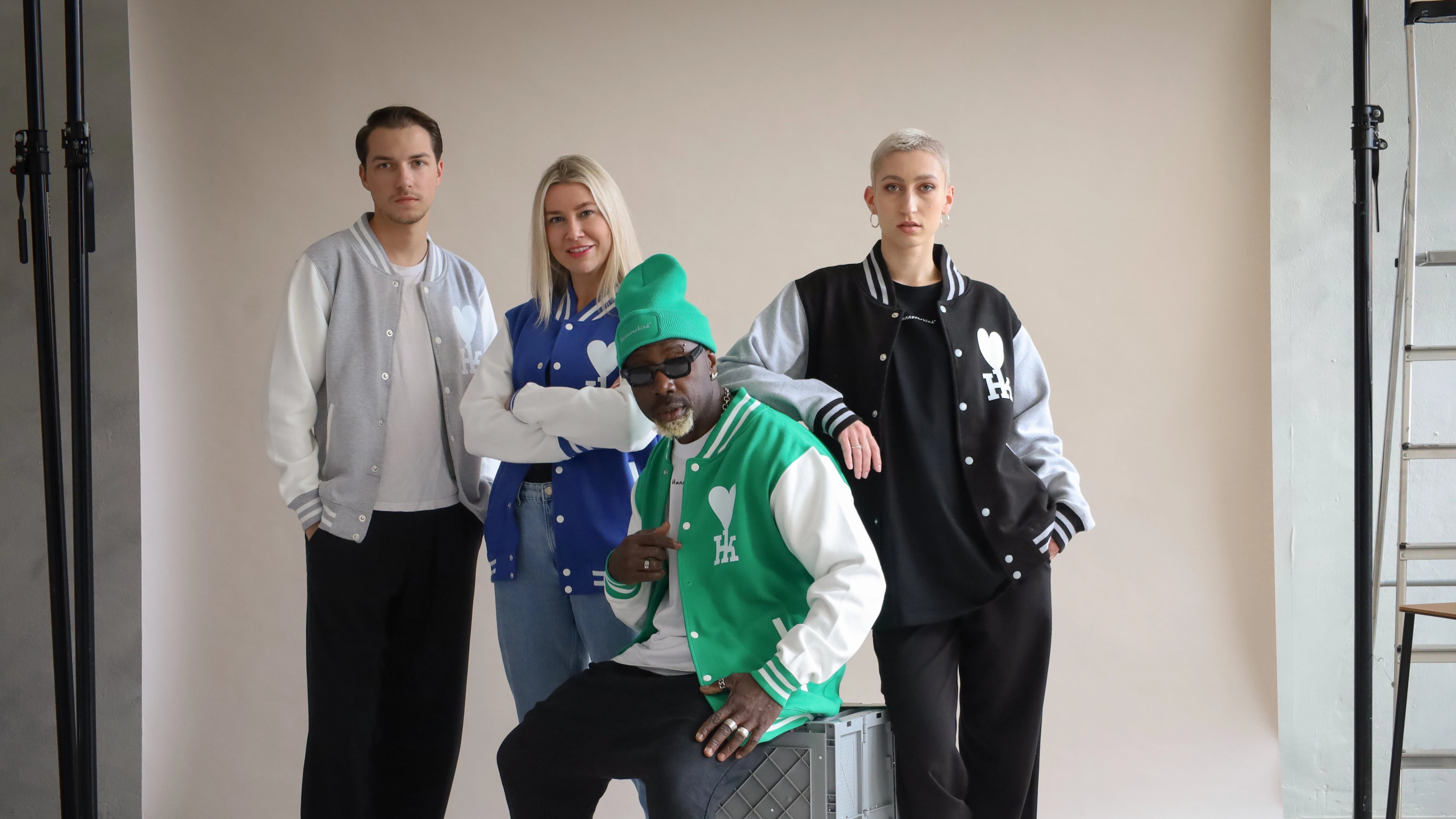 Trendige College-Jacke