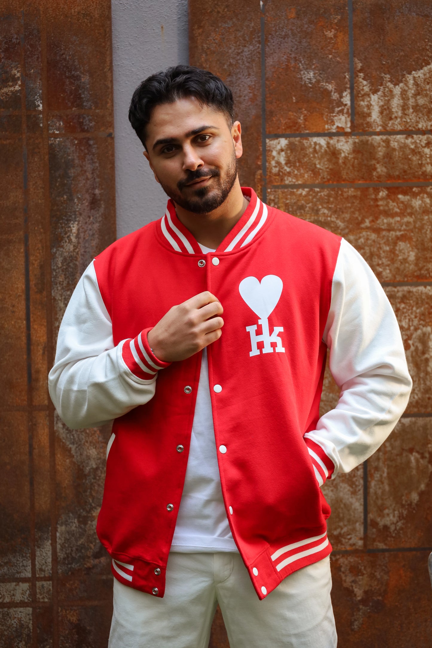 Hannoverkind College Jacke rot
