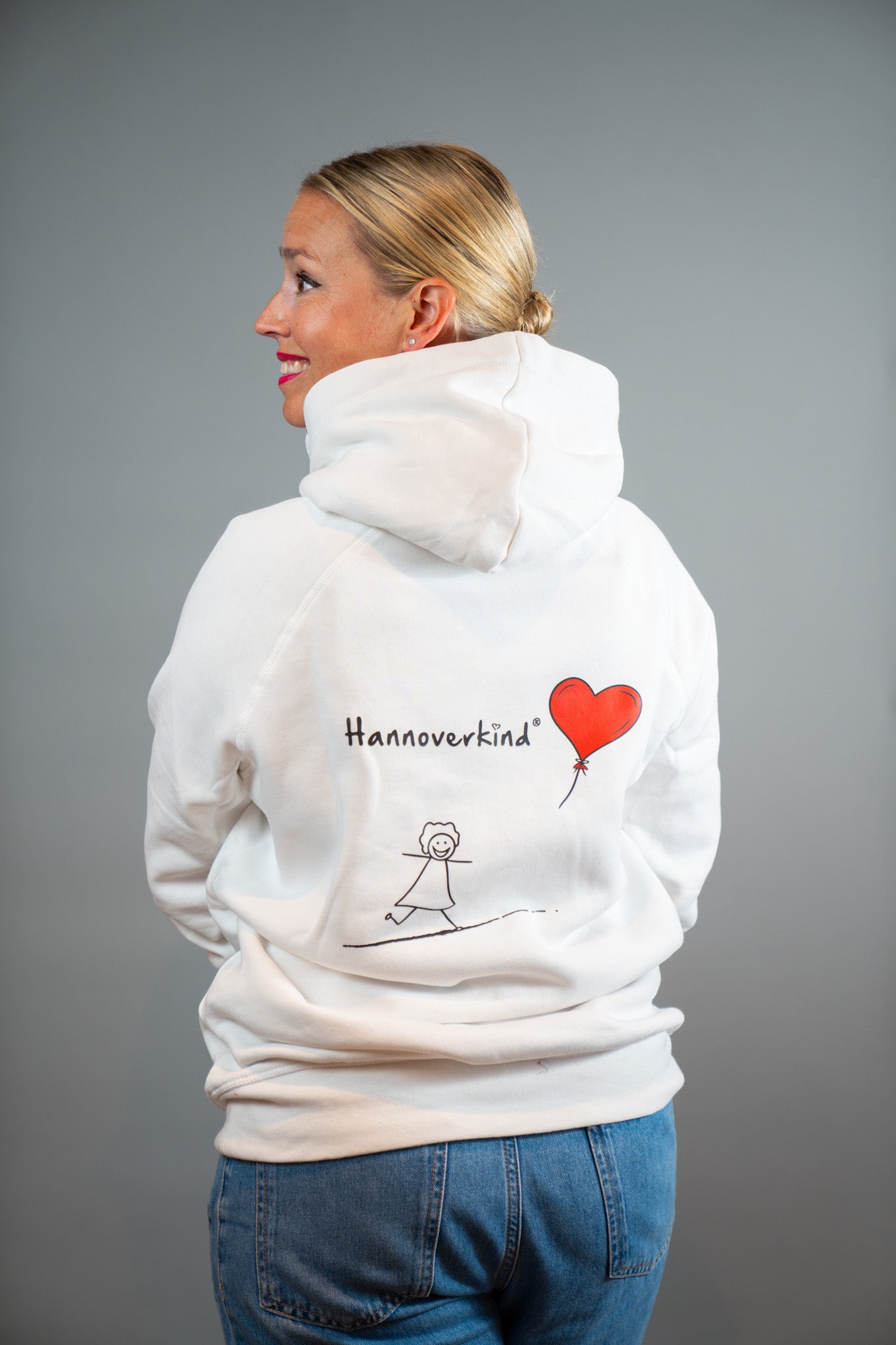 Hannoverkind Unisex Hoodie Weiß