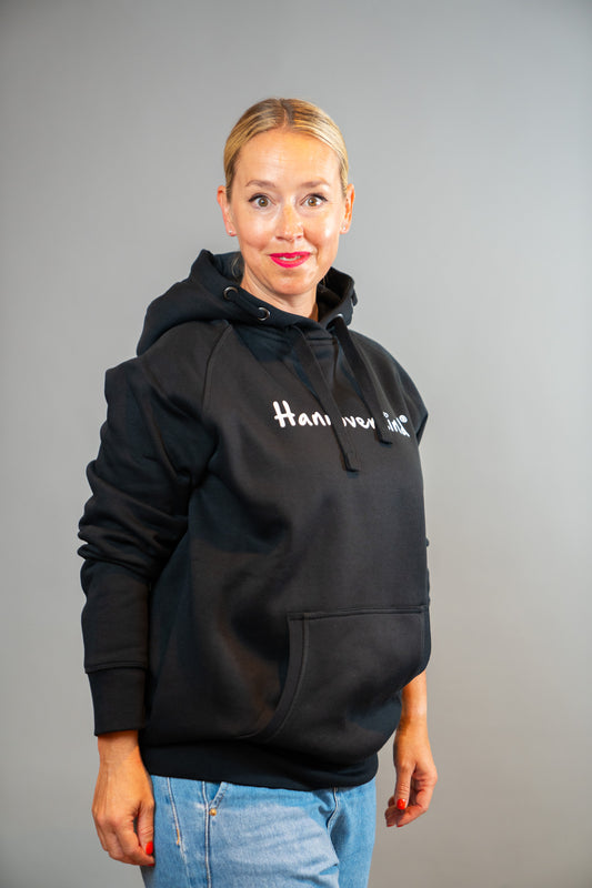 Hannoverkind Unisex Hoodie Schwarz
